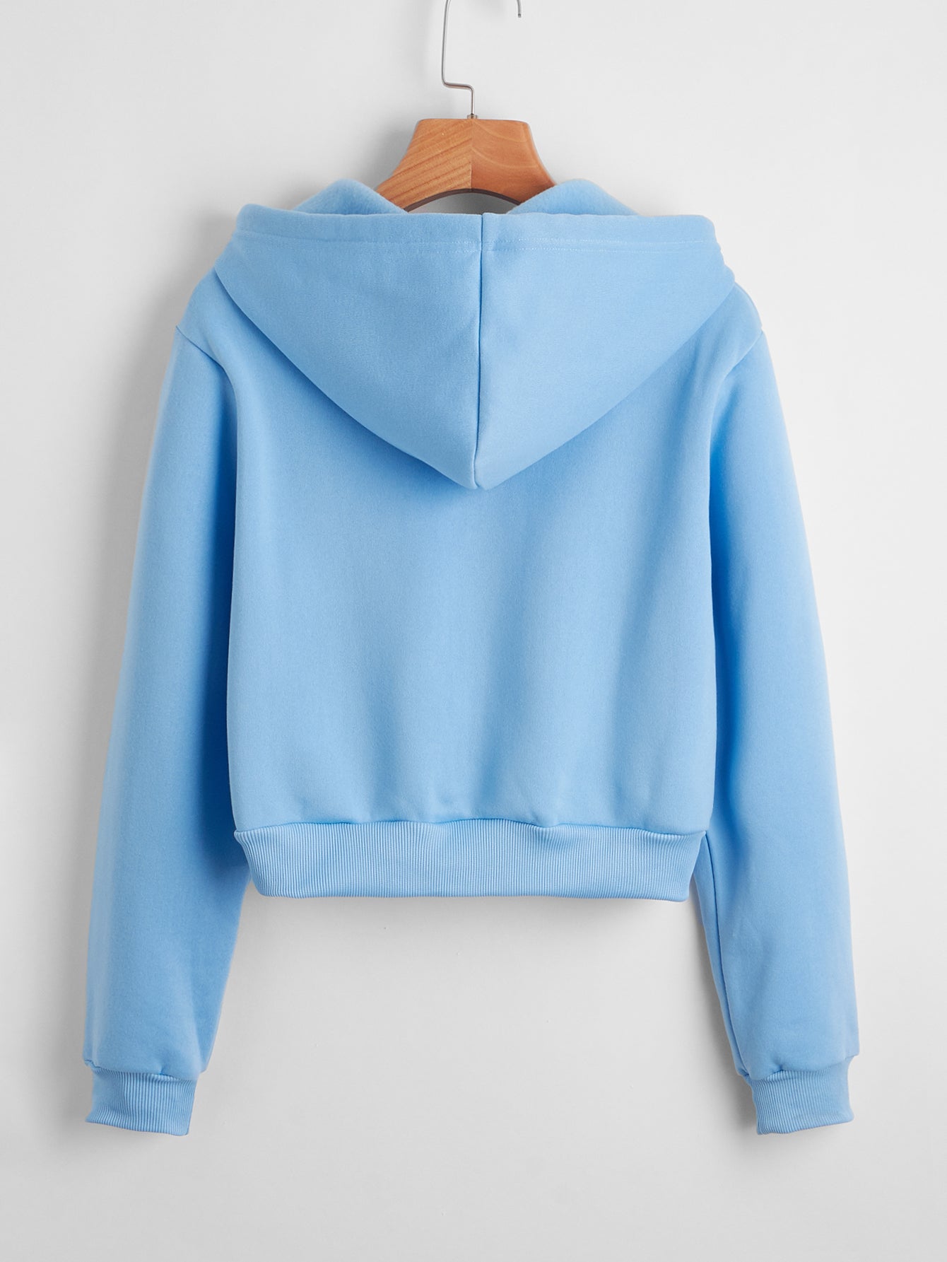 HOODED SHORT COTTON
