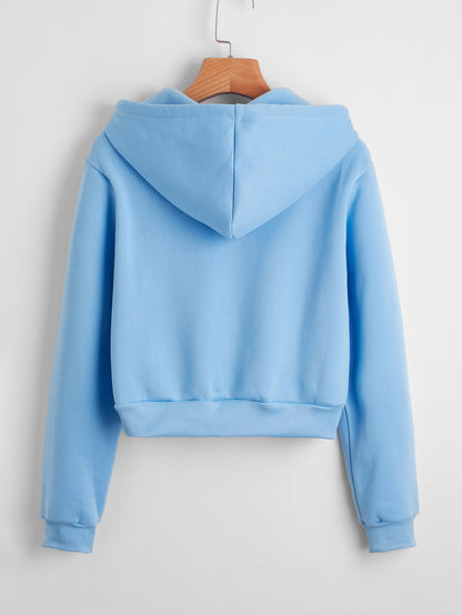 HOODED SHORT COTTON