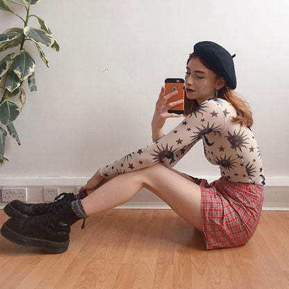 Skin Mesh – Camiseta Transparente Round Neck