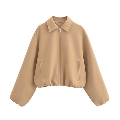 Jaqueta A Sentinela de Hawkins: Bomber Exclusiva TRAF - Atitude e Conforto Vintage.