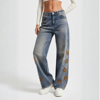 NOMAD EMBROIDERED JEANS