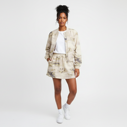 Conjunto Vanguard: Bomber Tie Dye Exclusiva e Minissaia Loose Fit (Curadoria Premium) 2026