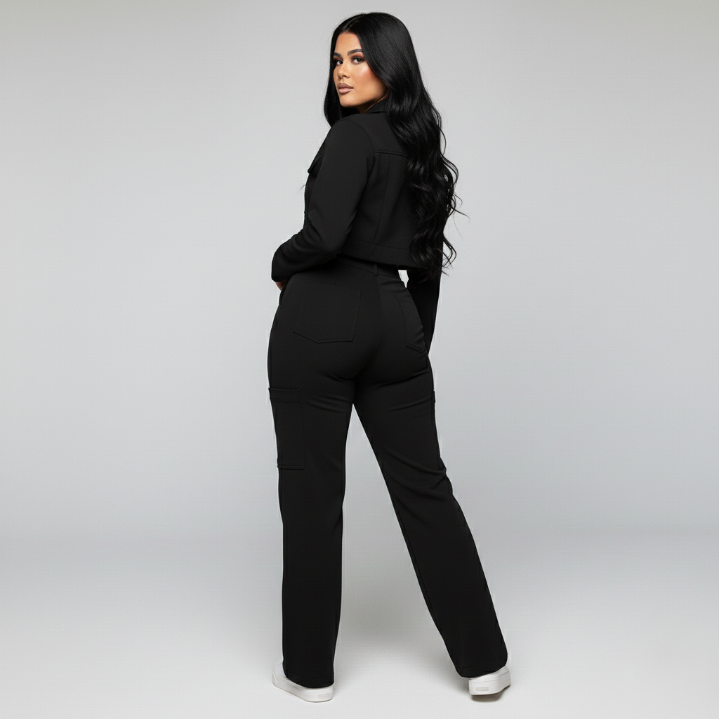 Conjunto Vanguard: A Curadoria Exclusiva do Macacão High Rise Streetwear