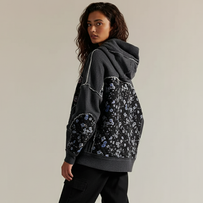 OVERSIZE QUILTED STREET HOODIE — GLOBAL CURATION