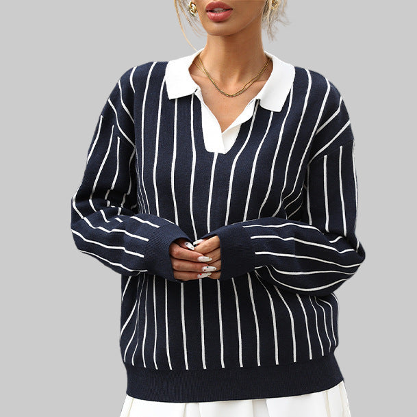 Clássico do Clube: Suéter Listrado The Varsity Knit