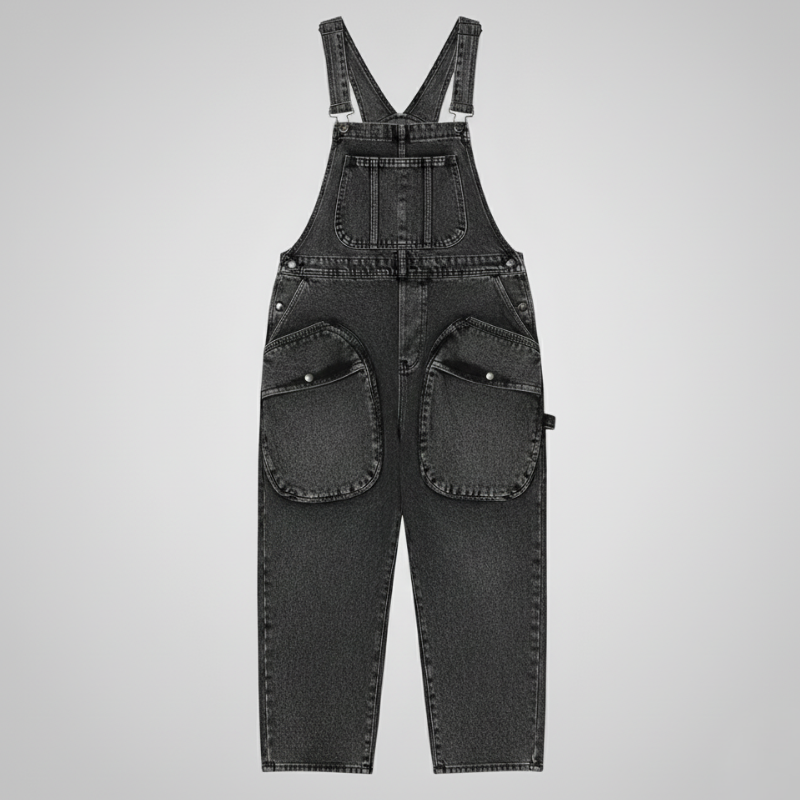 STREET UTILITY JUMPSUIT — DARK DENIM IMPORT