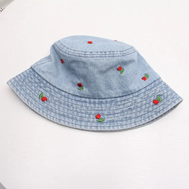 Chapéu Denim Cherry