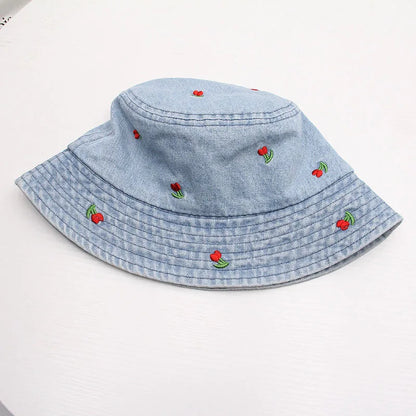 Chapéu Denim Cherry